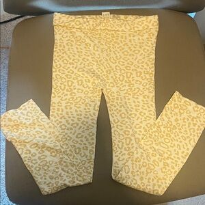 NWOT Kate Quinn Tan Leopard Print Leggings